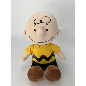 Kohls Cares Peanuts Charlie Brown Plush 13" Stuffed Doll Toy Stuffie Plushie